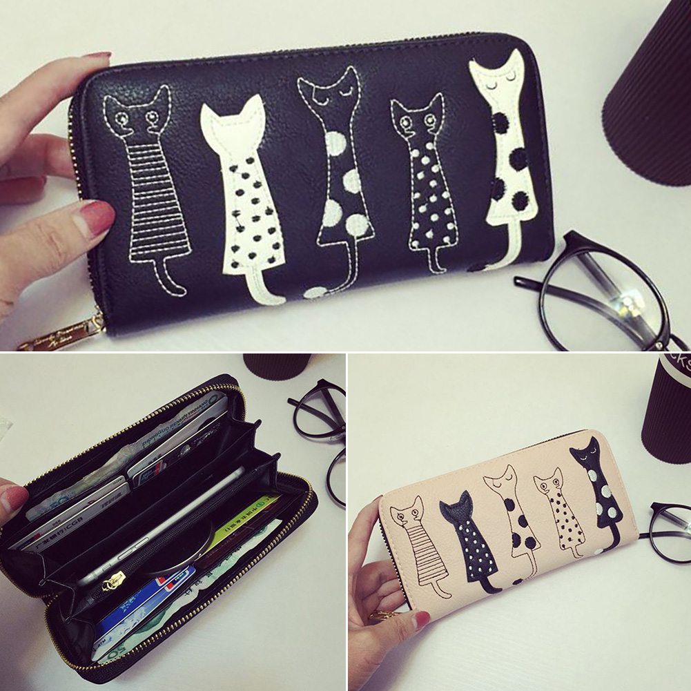 Dompet Wanita Gambar Kucing Koleksi Rina